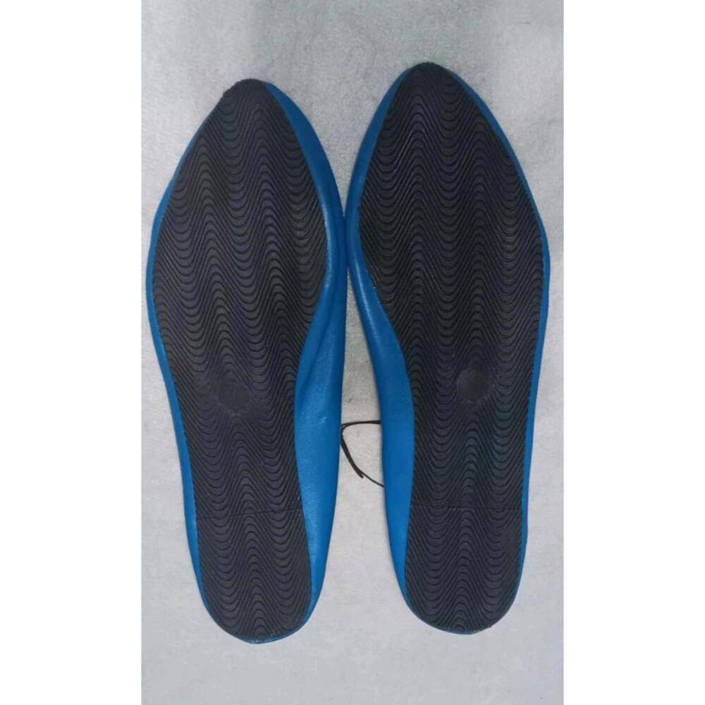NWOT! Twister Slip In Step Out Lindsay Flats Womens Size 10 Blue Aztec Design - Picture 7 of 9